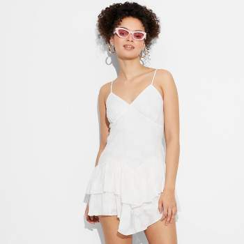 Women's Triangle Cup Tiered Mini Skater Dress - Wild Fable™