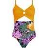 Lands' End Women's O-Ring Monokini One Piece Swimsuit - 3 of 4