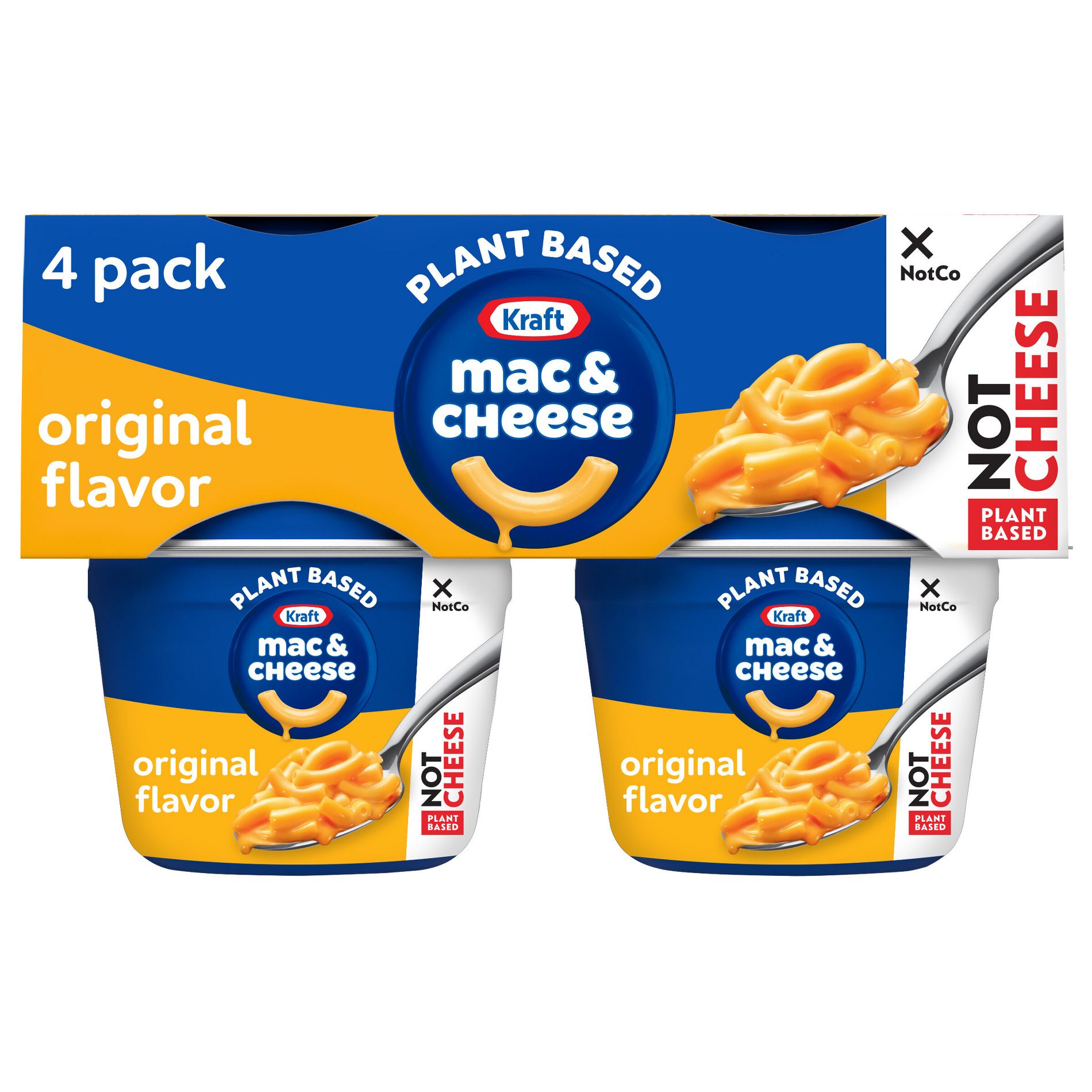 Kraft x NotCo Plant Based Original Mac and Cheese Cups - 8.2oz/4ct