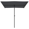 Garden Umbrella Sand White Polyester, Aluminum 6.6 x 4.9 ft  vidaXL - 4 of 4