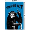 Trends International Chimpy - You're Number One Unframed Wall Poster Prints - 3 of 4