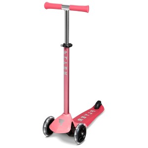 Radio Flyer Kids Scooter, 3 Wheel Scooter, Flyer Glider Pro with Light Up Wheels, Pink, Ride On Toys for Kids 5-12 Years Old, for Outdoor Riding - 1 of 4