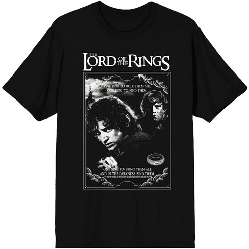 The Lord of the Rings T-Shirt One Ring To Rule Them All Size M Heroes Inc