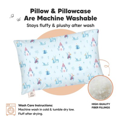 Enchanted Frost Hypoallergenic Polyester Toddler Pillow with Pillowcase