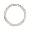 Silpada 'Individuality' Sterling Silver with 14K Yellow Gold Plating Band Ring - 3 of 4