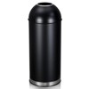 65L/17 Gallon Heavy Duty Stainless Steel Tall Commercial/Kitchen Trash Can, Round Open Top Waste Bin - 2 of 4