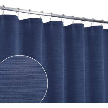 Suzette Geometric Fabric Shower Curtain Blue - Saturday Knight Ltd ...