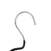 LunaLulinlk Non-Slip Clothes Adult Hangers with Chrome Hook 10 Pack, Black - 4 of 4