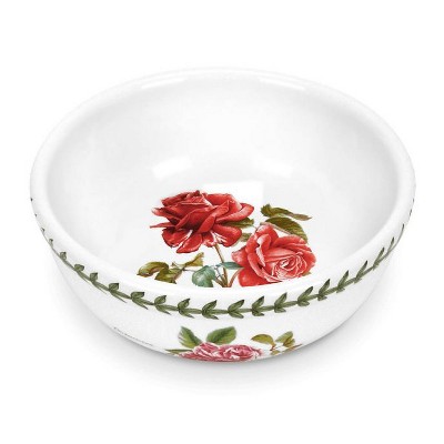 Portmeirion Botanic Roses 5" Bowl, Fragrant Cloud - Floral Fine Earthenware with Chip Resistant Glaze - Microwave, Freezer and Dishwasher Safe
