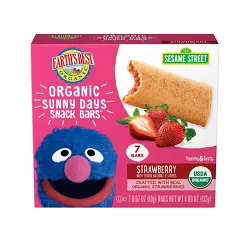 Earth's Best Sesame Street Organic Sunny Days Strawberry Snack Bars - 7ct/0.67oz Each
