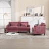 TiramisuBest Mid Century Modern chenille Fabric Loveseat sofa, Modular Sectional Sofa with Storage, Sideboard Buffet Style Design for Living - 4 of 4