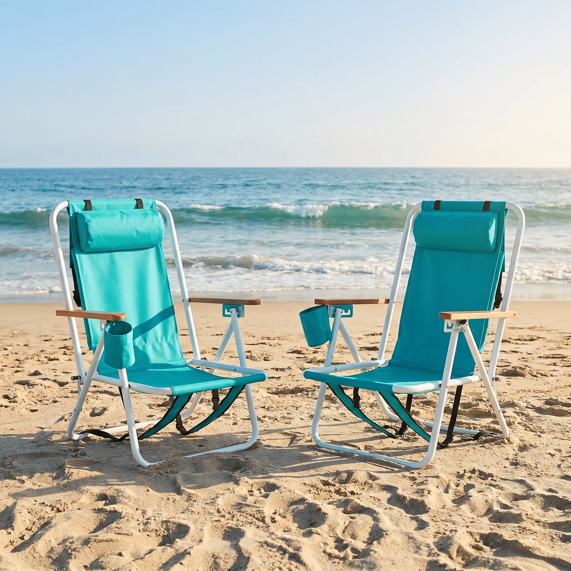 Beach Chair Set of 2 - Mint Green