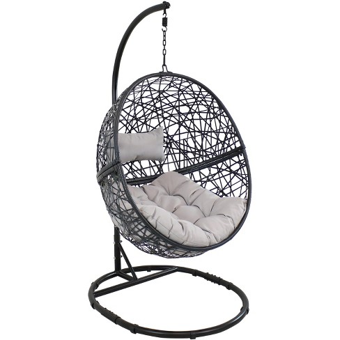 Basket chair with discount stand