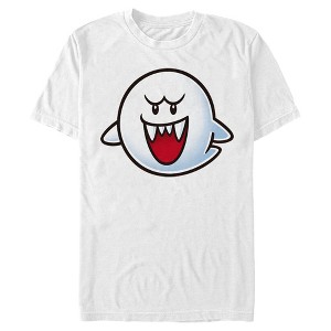 Men's Nintendo Mario Boo Ghost Smile T-Shirt - 1 of 4