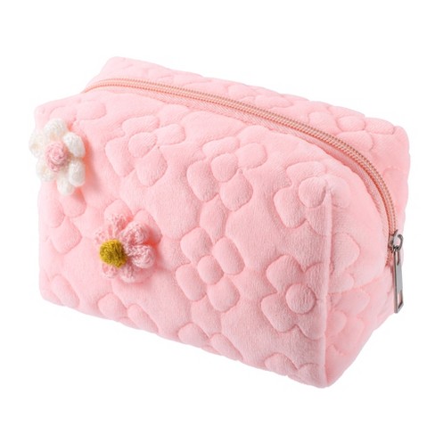 Unique Bargains Travel Makeup Bags And Organizers Pink : Target