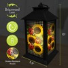 Briarwood Lane Summer Lantern 13.5" x 5.5" x 5.5" Ladybugs and Sunflowers For Summer Lantern - 3 of 3