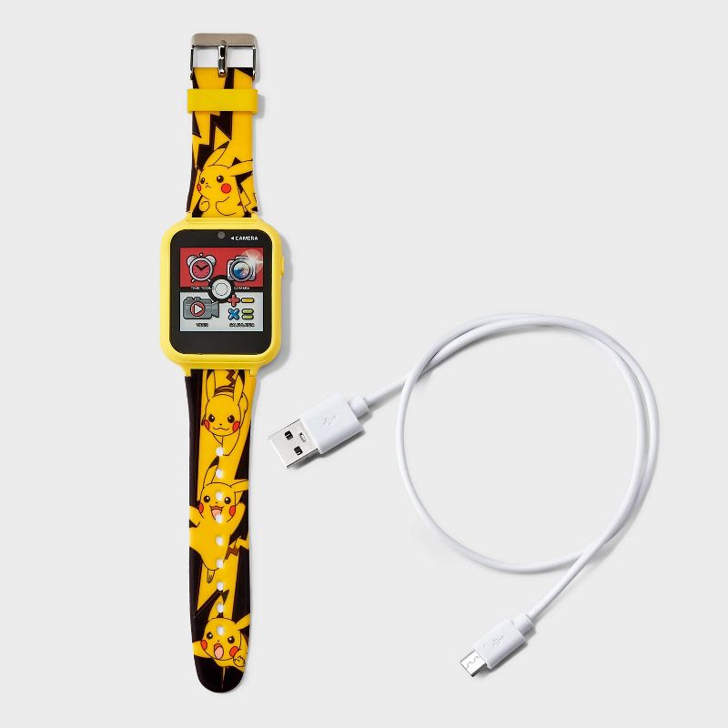 Boys&#39; Pokemon Pikachu Interactive Watch - Yellow, 3 of 5