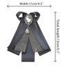 Elerevyo Women's Ribbon Rhinestone and Pearl Accessories Bow Tie - 2 of 4