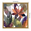 Amanti Art Melodia Otonal (Floral) by Daniela Fedele Canvas Wall Art Print Framed 16 x 16-in. - 4 of 4