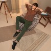 Campus Sutra Men Men's Chocolate Brown Mesh-Textured Knit Shirt - 4 of 4