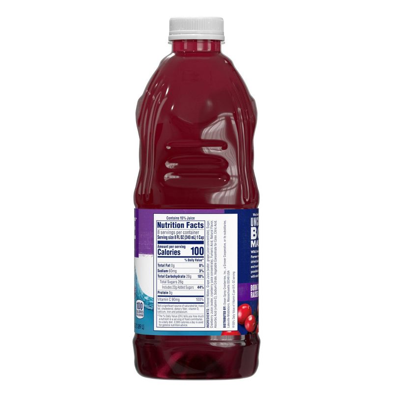 Ocean Spray Cran-Grape Juice - 64 fl oz Bottle, 5 of 9