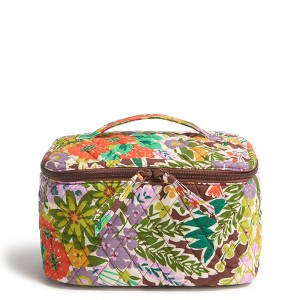 Vera Bradley Women's Outlet Cotton Essential Large Brush Up Cosmetic Toiletry Bag - 1 of 2
