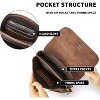 Small Crossbody Bags for Women, Vegan Leather Cell Phone Purse, Mini Travel Purse with Adjustable Strap - 3 of 4