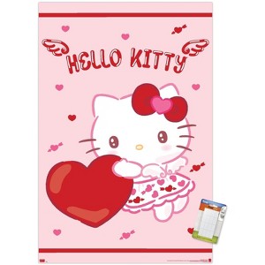 Trends International Hello Kitty: 25 Valentine's Day - Hearts & Wings Unframed Wall Poster Prints - 1 of 4