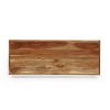 Berea Rustic Glam Handcrafted Acacia Wood Desk Natural/Silver - Christopher Knight Home - 3 of 4