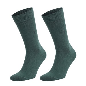 Men's Bamboo Dress Socks Seamless Toe Breathable Crew Socks 1 Pair Size 8-11.5 - 1 of 3