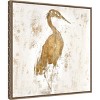 Amanti Art Gilded Heron I by Jennifer Goldberger Canvas Wall Art Print Framed 22 x 22-in. - 3 of 4