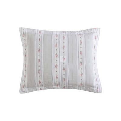 Melany Pink Reversible Cotton Twin Quilt Set