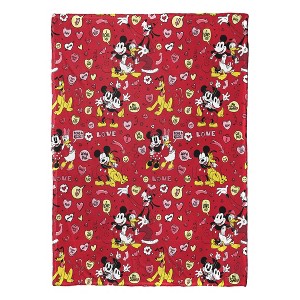 Northwest Mickey Mouse Silk Touch Throw Blanket, 50" x 70", I Love Us - 1 of 1