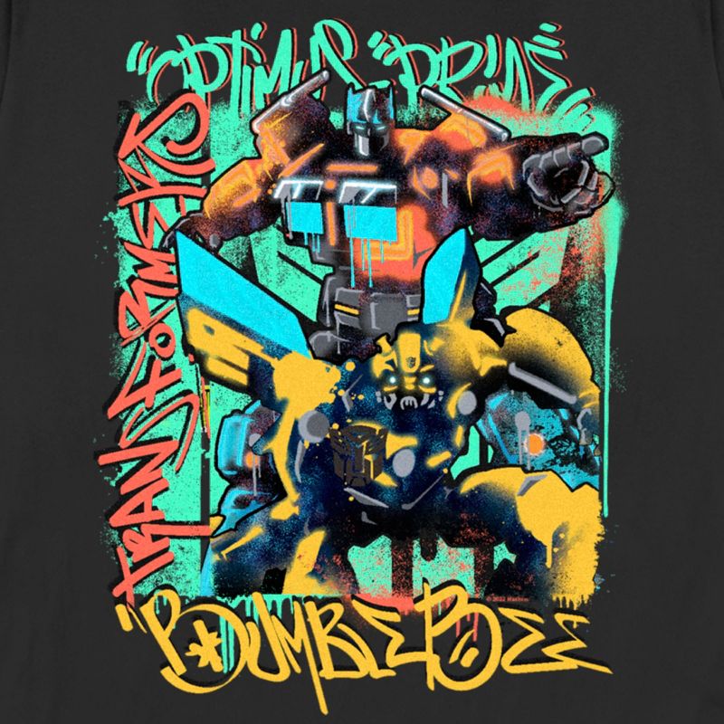 Women's Transformers: Rise of the Beasts Graffiti Poster T-Shirt, 2 of 5