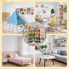 Toy Storage Organizer with 8 Toy Bins, 54.7" Wide Toddler Bookcase Storage Cabinet, Toy Organizers and Storage, Kids Bookshelf and Bookcase - 4 of 4