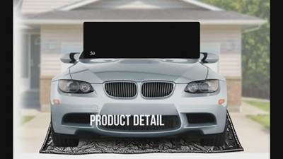 Premium Black PVC Garage Floor Containment Mat for All Seasons