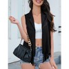 Whizmax Women's Tassel Vest Hippie Faux Suede Rivets Sleeveless Costume Fringe Jacket - 4 of 4