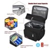 Lunch Bag Lunch Box for Men Women, Double Deck Leakproof Insulated Soft Large - 2 of 4