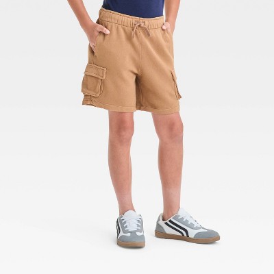 Boys' French Terry Pull-On Shorts - Cat & Jack™ Medium Brown M