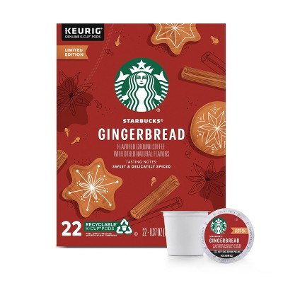 Starbucks Keurig K-Cup Medium Roast Gingerbread Coffee - 8.1oz