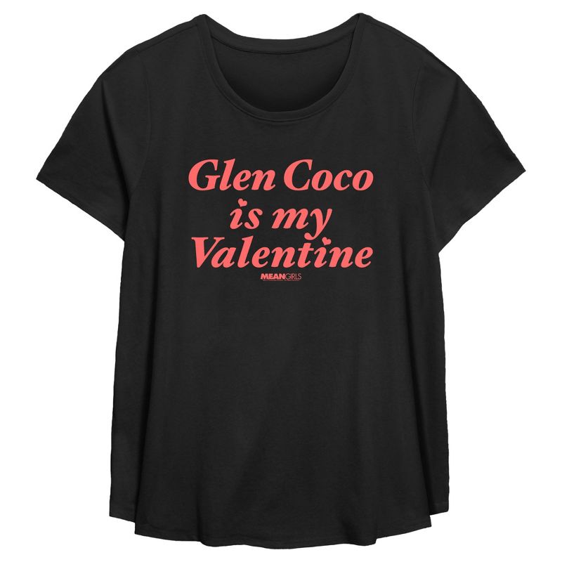Women's Mean Girls Glen Coco Is My Valentine T-Shirt, 1 of 4