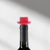 Unique Bargains Hat-Shaped Wine Stopper Silicone 1.61"x1.61"x1.85" 1 Pc - 2 of 3