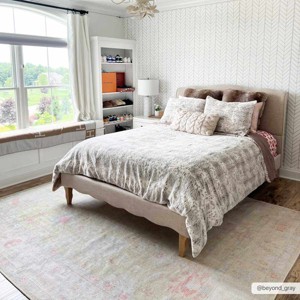Hauteloom Bozkurt Vintage Flat Pile Washable Rug - 1 of 4