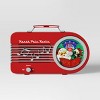 6" Retro North Pole Radio Decorative Christmas Figurine Red - Wondershop™: Santa, Reindeer, Music, Indoor Holiday Decor - 3 of 3