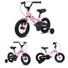 Kids Bike For Boys Girls Ages 3-4 Years, 14 Inch Kids Bicycle With Front V Brake & Coaster Brake, Children Bicycle With Training Wheels & 1-Speed - 3 of 4