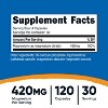 Nutricost Magnesium Citrate (420mg) 120 Veggie Capsules - 30 Servings, Gluten Free, GMO-Free Supplement - 2 of 4