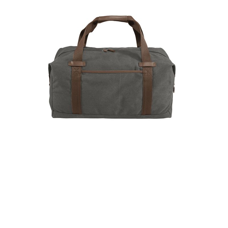 Port Authority Classic Expandable Duffel Bag with Faux Leather Trim - 45L, 3 of 10