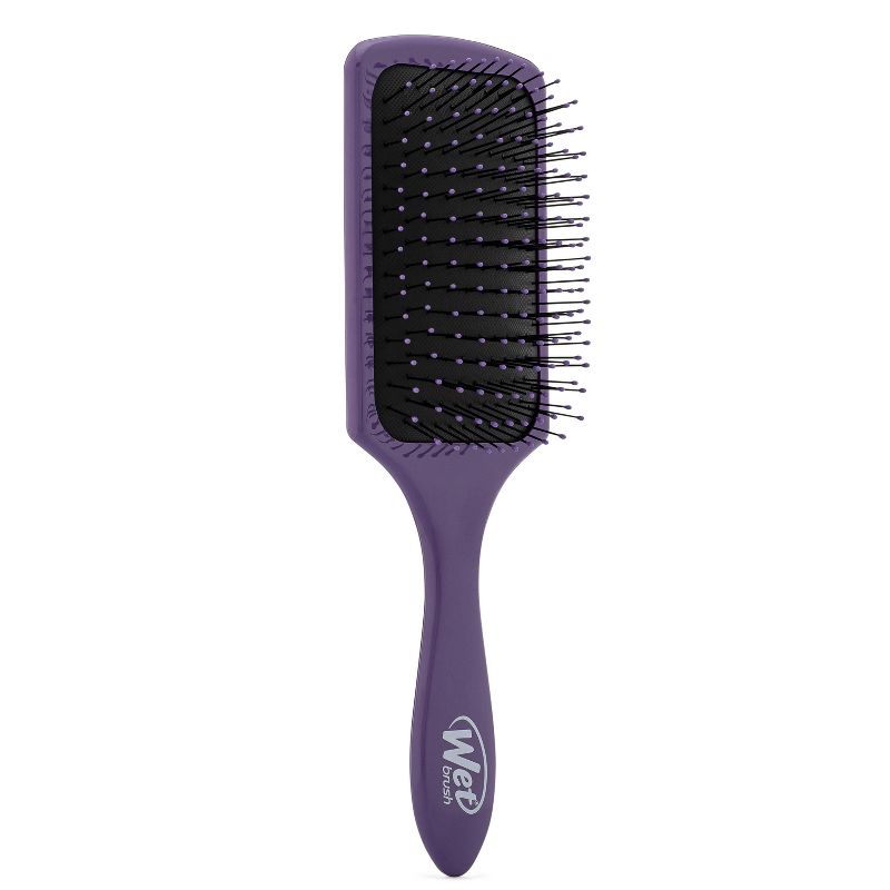 Wet Brush Paddle Detangler Hair Brush - Dark Lavendar, 3 of 7