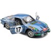 Alpine A110 1600S #17 Darniche - Mahe "Rallye de Monte-Carlo" (1972) "Competition" Series 1/18 Diecast Model Car by Solido - 2 of 4