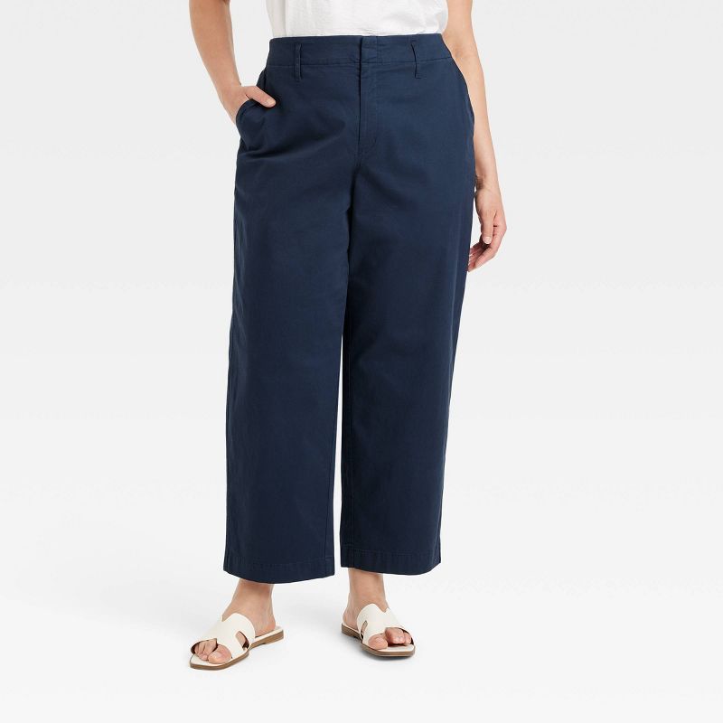 Women's High-Rise Straight Ankle Chino Pants - A New Day™, 1 of 9